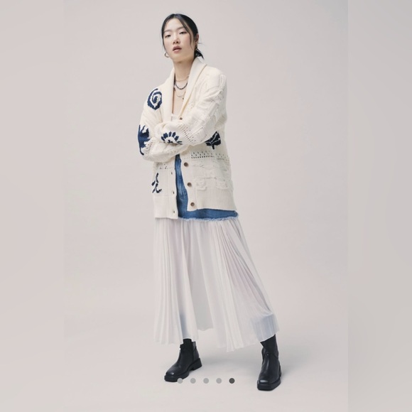 NWOT $129 Urban Outfitters BDG Martha Beach Cardigan L - Picture 3 of 10